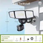 Philips 72W 7400LM LED Security Lights w/PIR Motion Sensor Outdoor, 5000K - Image 7