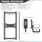 Savior Equipment Horizontal Steel Wall Mount Firearm Rifle Display Rack - Image 7