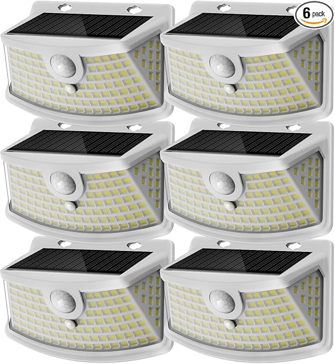 Aootek New Solar Motion Sensor Lights 120 LEDs by Lightupeveryconer