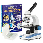 AmScope M150C-PS25-WM Compound Monocular Microscope, WF10x and WF25x Eyepieces by AmScope