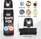 Kemier Collapsible Silicone Water Bottles-750ML, Medical Grade, BPA Free Travel - Image 6