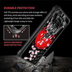 for Samsung Galaxy S22 Plus Case, Sakura Japanese Samurai Pattern Graphic - Image 6