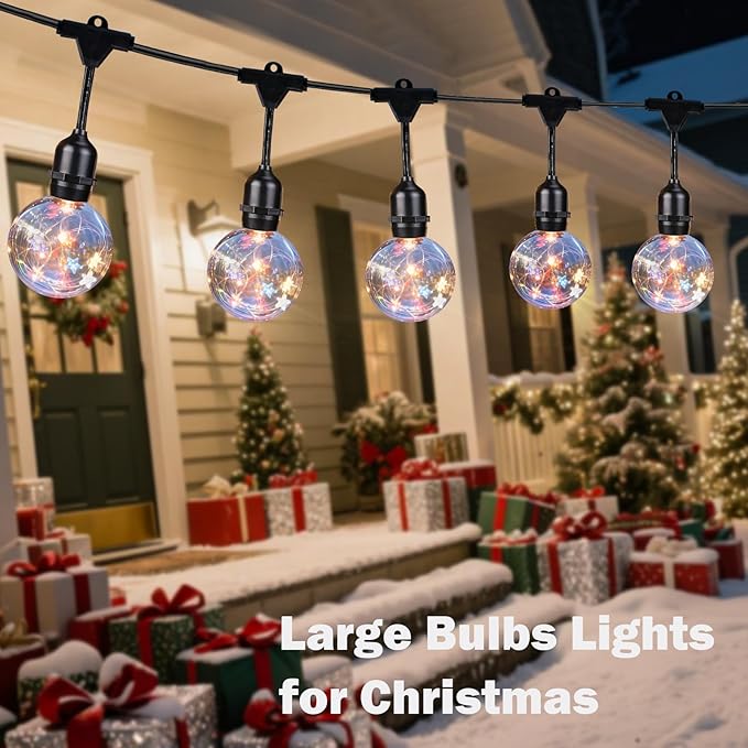 Afirst Patriotic Outdoor String Lights - Image 5