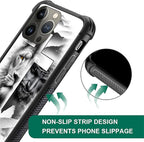 for iPhone 14 Pro Max Case, Lion Cross Jesus Christ Dove Pattern Graphic Design - Image 6