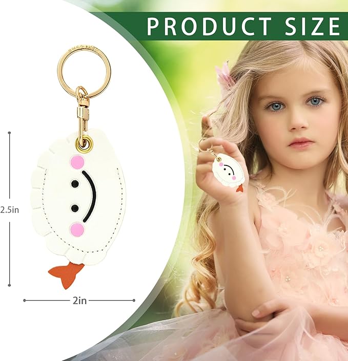 Leather Keychain Case Holder Compatible - Image 2