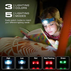 EverBrite Rechargeable Headlamp, 2 Pack Kids Headlamp - Image 2