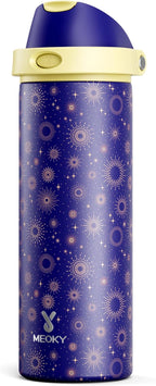 24 oz Insulated Water Bottle for Men: Meoky Stainless Steel Water Bottle by MEOKY