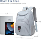 Boavan Laptop Backpack for women, 15.6 inch Laptop Bag - Image 3