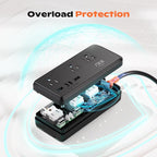Outdoor Power Strip Weatherproof, IPX6 Waterproof Surge Protector - Image 5