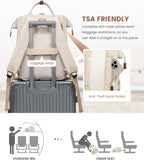 LOVEVOOK Laptop Backpack for Women, 17.3'' Waterproof Nurse Bag Teacher Work - Image 7