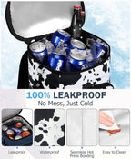 Cooler Backpack, 22L Waterproof Soft Backpack Coolers Leak Proof Beach Backpack - Image 4