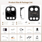 Hikity Android 15 Car Stereo for Jeep Compass Patriot 2010-2016 - Image 7