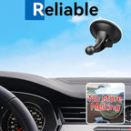 for Garmin GPS Car Mount 2 Pack Replacement Non-Sticky Suction Cup 17mm Ball - Image 3