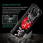 for iPhone 11 Case, Sakura Japanese Samurai Pattern Graphic Design Girl Boy - Image 5