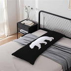 20"X54" Body Pillow Case Bear, Polar Bear Side Sleeper Body Pillow Covers Long - Image 7
