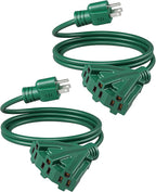 DEWENWILS 6FT Extension Cord, Weatherproof 16/3 SJTW Power Cable by DEWENWILS