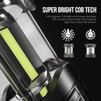 Lichamp LED Camping Lantern, 4 Pack Battery Powered Flashlight - Image 3