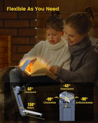 Glocusent USB Rechargeable Book Light, Portable Clip-on LED Reading Light - Image 5