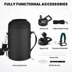 RAYMYLO Insulated Water Bottle 64 oz, Triple Wall Vacuum Stainless Steel - Image 6