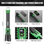 WdtPro Rechargeable LED Flashlights High Lumens, Super Bright 90000LM - Image 7