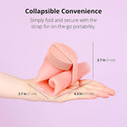 BLUE GINKGO Collapsible Water Bottle – Lightweight, Foldable Silicone Bottles - Image 3