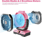 WESTTREE Camping Fan Oscillating Portable Fan 20000mAh Battery Powered Fans - Image 2