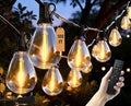 100FT Outdoor String Lights Waterproof, 36+1 Shatterproof S11 LED Bulbs by Unknown
