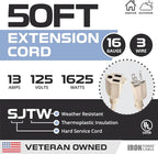 Iron Forge Cable Weatherproof 50 Ft Outdoor Extension Cord - Image 2