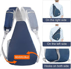 ZOMAKE Sling Bag, Small Crossbody Sling Backpack, Water Resistant Shoulder - Image 6