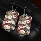 2 Pack Cute Snowman Luggage Tags - Image 2