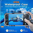 WIFORT for iPhone 15 Pro Max Waterproof Case, 360 Full Body Sealed Protection - Image 2