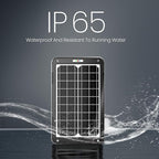 POWOXI 12V Solar Car Battery Charger: 15W Solar Panel Kit Battery Trickle - Image 5