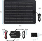Solar Battery Charger Maintainer, Zuomeng 20W Solar Panel Kit - Image 5