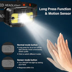 MIOISY Headlamp Rechargeable, Ultra Bright LED Head Lamp Flashlight - Image 3