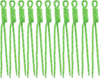 Paracord Keychain Paracord Bag Charm 12pcs Braided Nylon Rope Keychain Cord by Cmidy