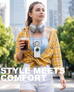 Handheld Turbo Fan with Ice Cooling, High Speed Personal Fan, Neck Fan - Image 5