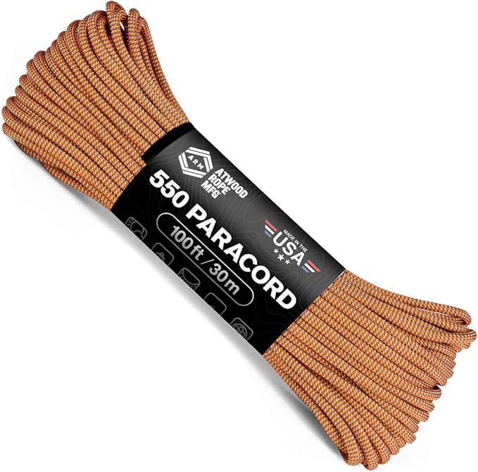 Atwood Rope MFG Color Changing 550 Paracord 100 Feet 7-Strand Core Nylon by AtwoodRopeMFG