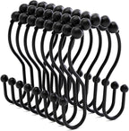 Bathway Shower Curtain Hooks Shower Curtain Rings Black Shower Curtain Hooks by Bathway