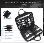 Simpolor 13.3’’ Laptop Case Sleeve, Electronic Organizer Waterproof Laptop Bag - Image 5