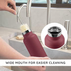 Bambaw 24 oz Insulated Water Bottle, Reusable Stainless Steel Water Bottles - Image 4