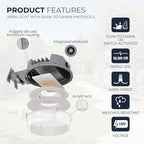 HALO ALB Outdoor Dusk-to-Dawn LED Security Area Light - Image 2