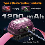 EverBrite Rechargeable Headlamp, 2 Pack Kids Headlamp - Image 6