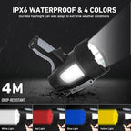 LBE Rechargeable Spotlight Outdoor, 000 Lumens Led Spotlight Flashlight - Image 7