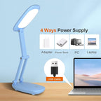 Akejrym LED Desk Lamp for Office & Home, Battery Operated, Foldable & Portable - Image 4