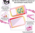 Personalized Initial Waterproof Phone Pouch Case - Image 3