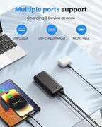 Portable Charger Power Bank 30000mAh USB C 22.5W Fast Charging External Battery - Image 3