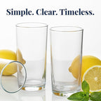 US Acrylic Classic Clear Plastic Reusable Drinking Glasses 24oz Iced-Tea Cups | - Image 6