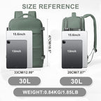coowoz Large Travel Backpack For Women Men, Carry On Backpack Flight Approved - Image 3