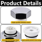 2 Pack Vacuum Breakers Outside Faucet, Stainless Steel Vacuum Breaker Repair - Image 3