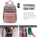 LOVEVOOK Laptop Backpack for Women 15.6 Inch Laptop Bag - Image 5